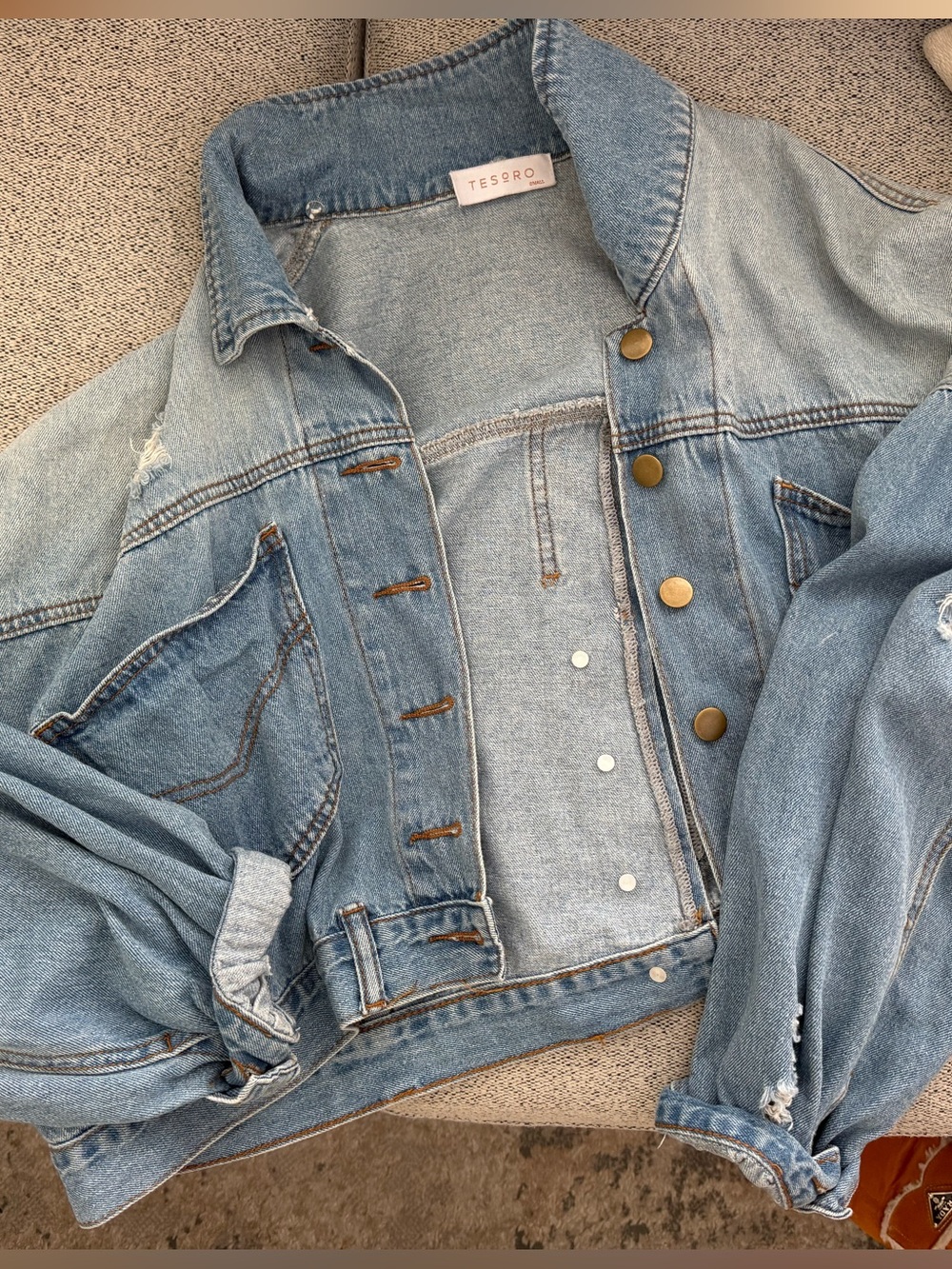 crop jean jacket